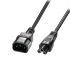 Kabel Netzteil Spannungsversorgungs-Verlngerungskabel IEC 60320